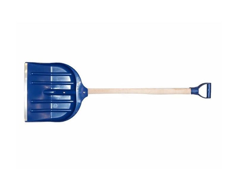 Лопата для снігу Леміра велика з дерев’яним держаком